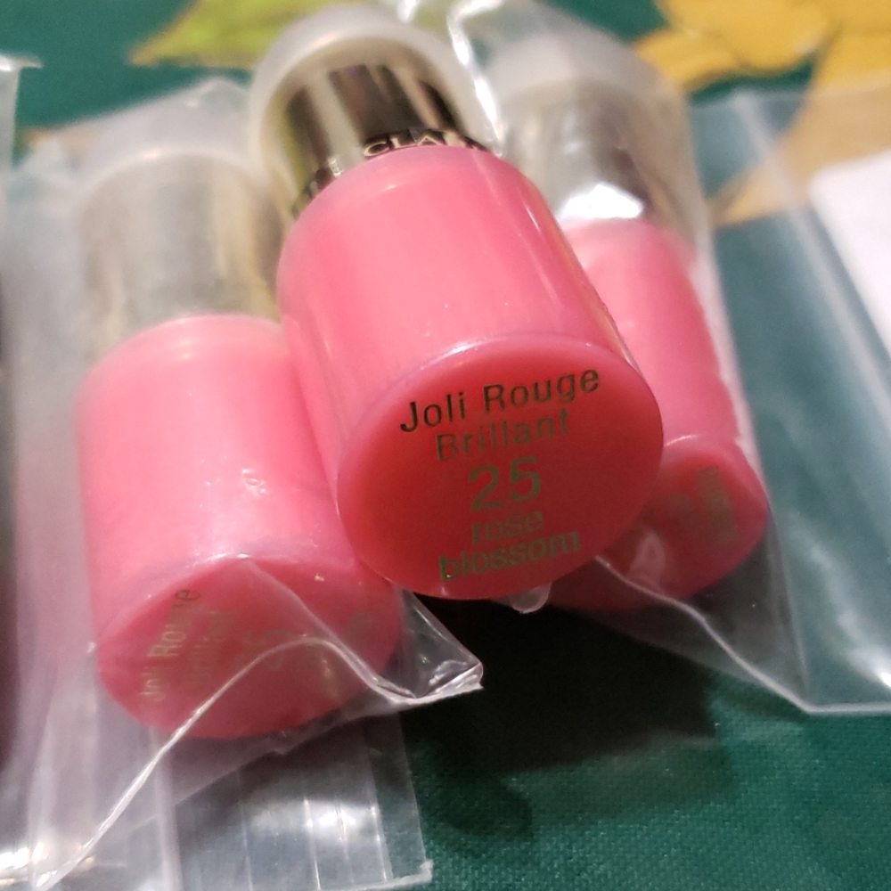 Clarins Joli Rouge Brilliant 25 Rose Blossom (x4)